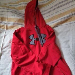 Mens XL under Armour hoodie red